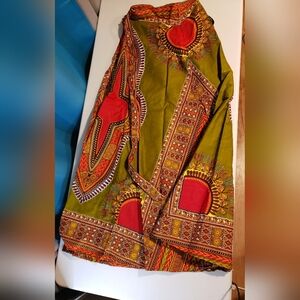 Dashiki Look At Me Wrap-Around maxi skirt